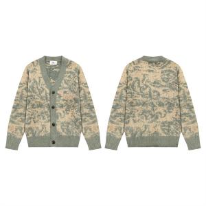 AMI PARIS コピー 優雅 独特 カーディガン ニット ジャガード 当店イチオシ アミパリス