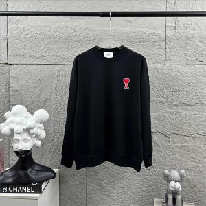 アミパリス コピー トレーナー シンプル スタイリッシュ クルーネック スウェット AMI PARIS
