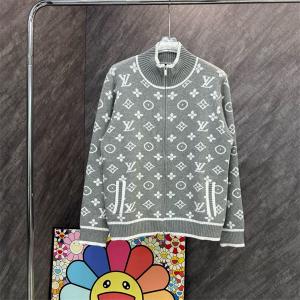 LOUIS VUITTON コピー 高雅 柔らか 高品質 モノグラム ジップ ニット ジャケット ルイヴィトン