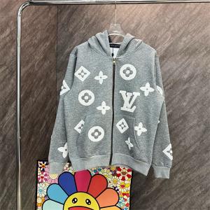 LOUIS VUITTON スーパーコピー 柔和 モダン モノグラム フルジップ パーカー ルイヴィトン