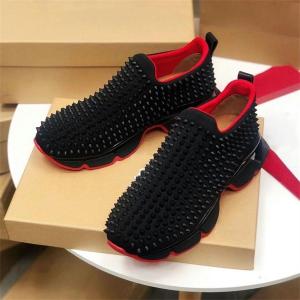 クリスチャンルブタン 偽物 スニーカー エッジィ ラグジュアリー スタッズ スリッポン CHRISTIAN LOUBOUTIN