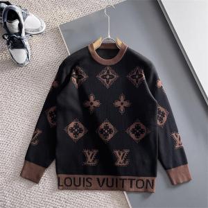 ルイヴィトン スーパーコピー エレガント 落ち着いたブラウン モノグラム ニット LOUIS VUITTON