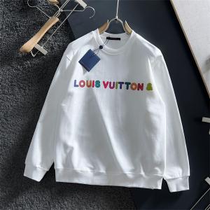 LOUIS VUITTON コピー スウェット カラフル シンプル ホワイト メンズ パーカー ルイヴィトン