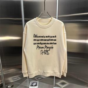 メゾンマルジェラ コピー トレーナー 音符デザイン モード ブラック Maison Margiela