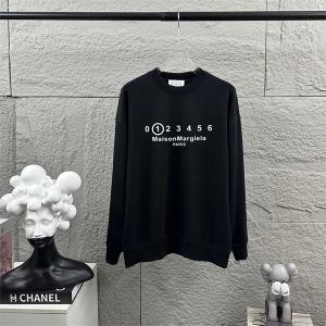 Maison Margiela コピー トレーナー 数字ロゴ モノクロ クラシック メゾンマルジェラ