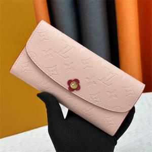  LOUIS VUITTON コピー エレガント 可憐 ピンク モノグラム 長財布 ルイヴィトン