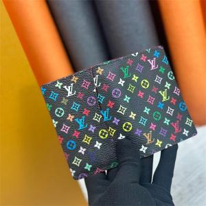 ルイヴィトン スーパーコピー カジュアル 可愛い マルチカラー 二つ折り財布 LOUIS VUITTON
