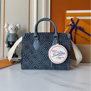 LOUIS VUITTON スーパーコピー 優雅 上質 デニム モノグラム ハンドバッグ ルイヴィトン