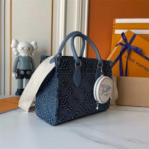 LOUIS VUITTON スーパーコピー 優雅 上質 デニム モノグラム ハンドバッグ ルイヴィトン