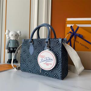 LOUIS VUITTON スーパーコピー 優雅 上質 デニム モノグラム ハンドバッグ ルイヴィトン