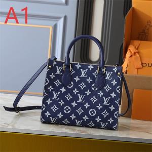 ルイヴィトン コピー クラシック エレガント ネイビー モノグラム トートバッグ LOUIS VUITTON