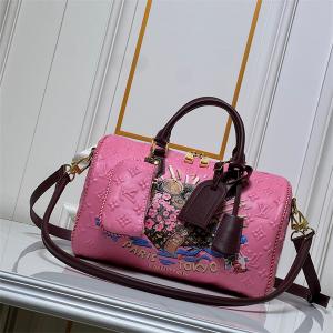 ルイヴィトン スーパーコピー 華やか 上質 ピンク モノグラム ボストンバッグ LOUIS VUITTON