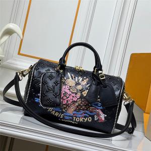 ルイヴィトン スーパーコピー 華やか 上質 ピンク モノグラム ボストンバッグ LOUIS VUITTON