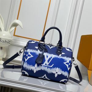 LOUIS VUITTON コピー 華やか 上質 ネイビー モノグラム ボストンバッグ ルイヴィトン