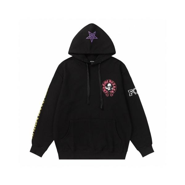 クロムハーツ スーパーコピー パーカー 希少 スカルデザイン ブラック かっこいい CHROME HEARTS