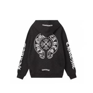 CHROME HEARTS スーパーコピー パーカー 上品 ホースシュー ロゴ ストリート ホワイト クロムハーツ
