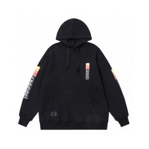 クロムハーツ 偽物 パーカー 斬新 洗練 グラデーションロゴ ブラックホワイト CHROME HEARTS