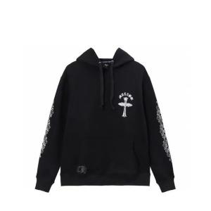 CHROME HEARTS スーパーコピー パーカー 気品 重厚 クロスロゴ ブラック トレンド クロムハーツ