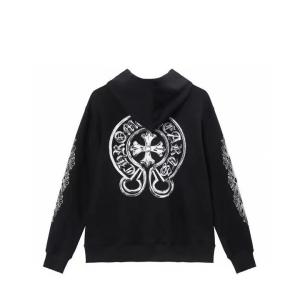 CHROME HEARTS スーパーコピー パーカー 気品 重厚 クロスロゴ ブラック トレンド クロムハーツ