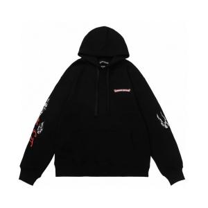 クロムハーツ スーパーコピー 炎袖 スタイリッシュ 高品質 精巧 パーカー CHROME HEARTS