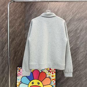プラダ 偽物 ジップパーカー シンプル モダン グレー 高品質 おしゃれ 素敵 PRADA