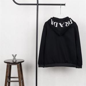 PRADA コピー パーカー シンプル スタイリッシュ デイリー カジュアル ブラック PRADA