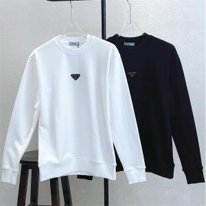 PRADA コピー スウェット シンプル カジュアル モダン ブラック＆ホワイト N級品 PRADA