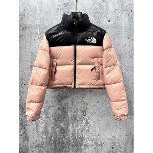 ノースフェイス コピー ショートダウンジャケット おしゃれ 柔らか 暖か ブラウン THE NORTH FACE