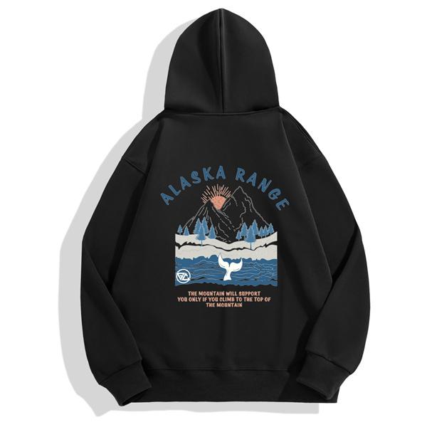 ノースフェイス 偽物 パーカー シンプル クール カジュアル アラスカレンジ THE NORTH FACE