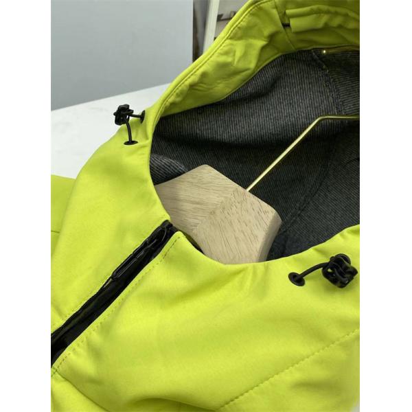 THE NORTH FACE 偽物 ジャケット スポーティ スタイリッシュ 防風 イエローグレー ノースフェイス