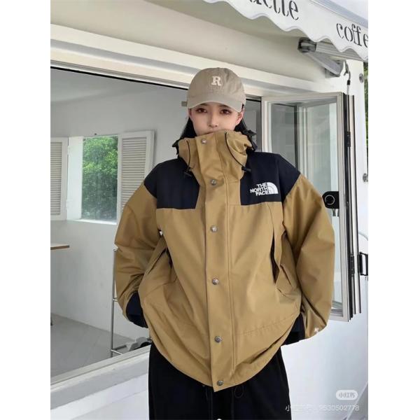 ノースフェイス コピー マウンテンパーカー カジュアル トレンド 防風 ブラウン THE NORTH FACE