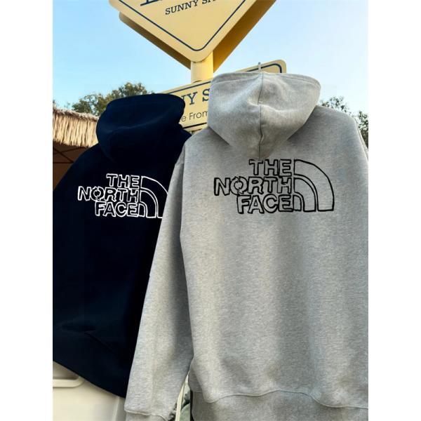 THE NORTH FACE コピー ペアルック パーカー カジュアル トレンド 快適 ブラックホワイト ノースフェイス