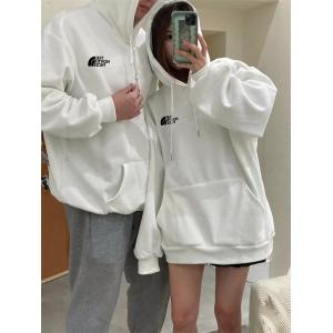 THE NORTH FACE スーパーコピー パーカー フラワーアート 可愛い ナチュラル ホワイト ノースフェイス