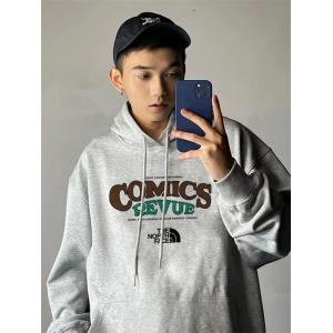 ノースフェイス コピー パーカー COMICSデザイン 個性派 トレンド ユニセックス THE NORTH FACE