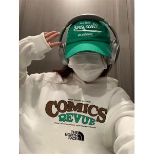 ノースフェイス コピー パーカー COMICSデザイン 個性派 トレンド ユニセックス THE NORTH FACE