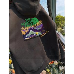 ノースフェイス 偽物  パーカー タイガーデザイン ストリート カジュアル ホワイト THE NORTH FACE