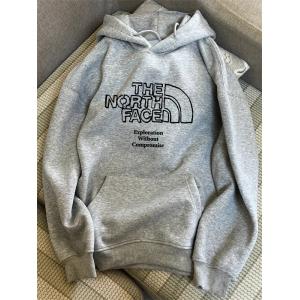 THE NORTH FACE スーパーコピー パーカー シンプルロゴ クラシック グレー カジュアル ノースフェイス