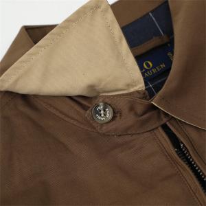 Ralph Lauren 激安 ラルフローレン 哈林顿ジャケット メンズ レディース兼用 ブラウン 綿100% 刺繍ロゴ RL12168 カジュアル アウター 易梦玲同款