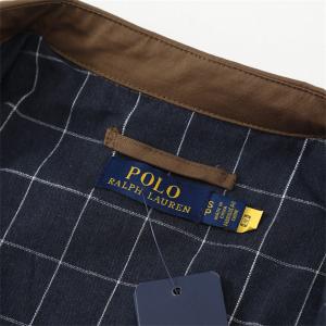 Ralph Lauren 激安 ラルフローレン 哈林顿ジャケット メンズ レディース兼用 ブラウン 綿100% 刺繍ロゴ RL12168 カジュアル アウター 易梦玲同款