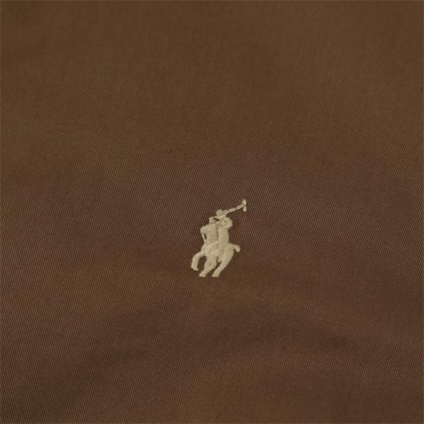 POLO Ralph Lauren コピー 激安 ラルフローレン 哈林顿ジャケット メンズ レディース兼用 ブラウン 綿100% 刺繍ロゴ RL12168 カジュアル アウター 易梦玲同款