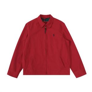 Ralph Lauren 激安 ラルフローレン 3色 ヴィンテージ ハリントンジャケット メンズ レディース兼用 秋冬 厚手 コットン チェック裏地 刺繍ロゴ クラシック アウター