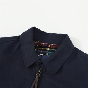 Ralph Lauren 激安 ラルフローレン 3色 ヴィンテージ ハリントンジャケット メンズ レディース兼用 秋冬 厚手 コットン チェック裏地 刺繍ロゴ クラシック アウター