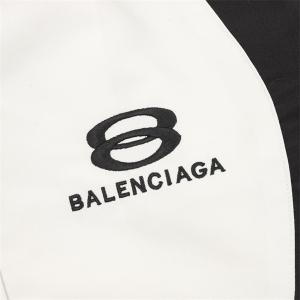 BALENCIAGA コピー 激安 バレンシアガ トラックジャケット メンズ レディース兼用 スポーツ ストリート モノトーン アウター ジップアップ ジャージ風