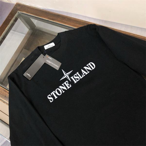 ストーンアイランド コピー パーカー 人気 シンプルロゴ 上質 ブラック おしゃれ STONE ISLAND