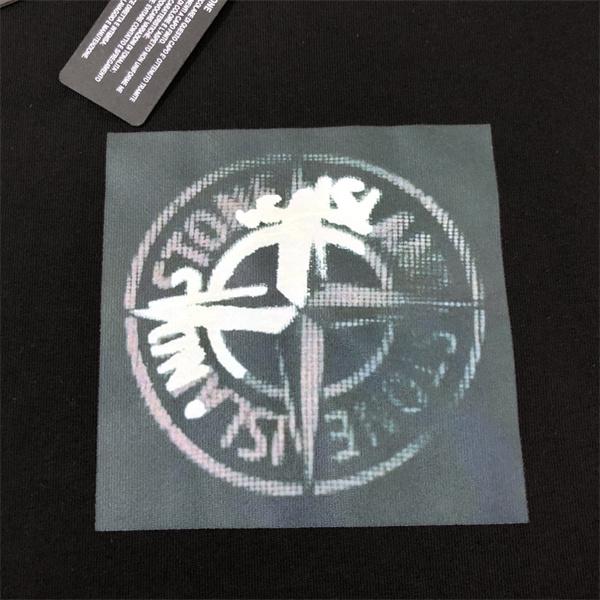 STONE ISLAND スーパーコピー 長袖ｔシャツ限定 ワンポイントロゴ 上品 ブラック ストーンアイランド