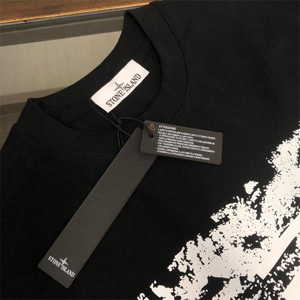 ストーンアイランド 長袖ｔシャツ偽物 トレンド グラフィックデザイン 高品質 ホワイト STONE ISLAND