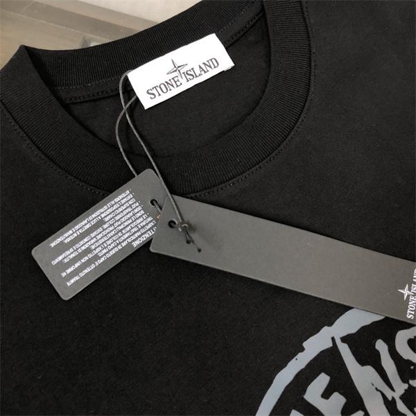 ストーンアイランド 長袖ｔシャツコピー 上質 ヴィンテージロゴ 人気 ブラック STONE ISLAND