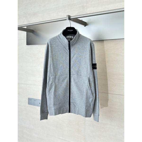 STONE ISLAND スーパーコピー スウェット 上質 シンプルデザイン グレー ストーンアイランド