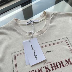 Acne Studios コピー 激安 アクネステュディオズ 25FW 新作 レース切替 ロングスリーブTシャツ メンズ レディース兼用 偽レイヤード オーバーサイズ カジュアル