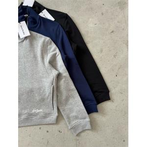Acne Studios コピー 激安 アクネステュディオズ 25AW 新作 ロゴ刺繍 ジップスウェット メンズ レディース兼用 ハイネック ジャケット風 トップス カジュアル